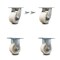 Service Caster 4 Inch Kingpinless Nylon Wheel Caster Swivel Locks 2 Rigid, 2PK SCC-KP30S420-NYR-BSL-2-R-2 - alternate 1